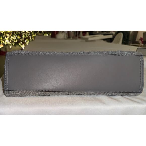 Tory Burch Mini Tote Gray Boucle Chain RARE Limited Edition - Picture 5 of 15